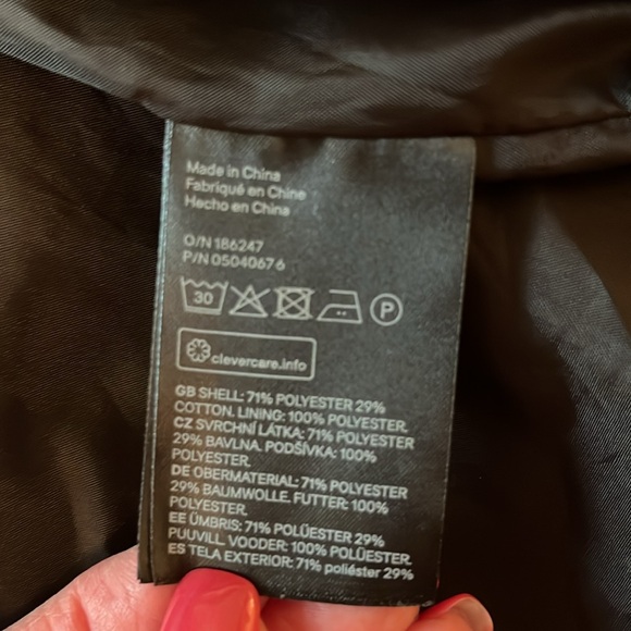 H&M Gold and Black Bomber Jacket - Picture 9 of 11